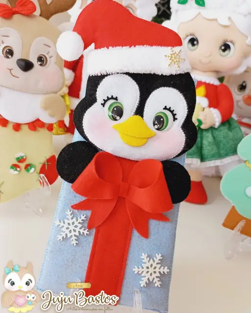 Porta Barra de Chocolate Pinguim