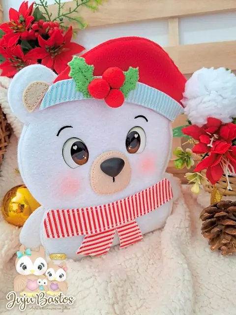 Caixinha Porta Doces Ursinho Polar